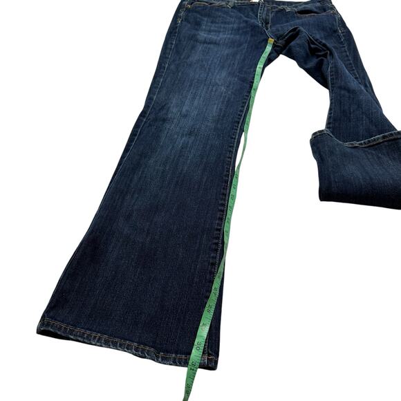 LUCKY BRAND Petunia Sweet N Low Boot Cut Jeans Sz 31 Womens Low Rise Flap Pocket - Picture 9 of 9